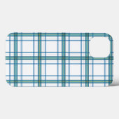 Tartan in Türkis Case-Mate iPhone Hülle (Rückseite (Horizontal))