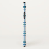 Tartan in Türkis ... Case-Mate iPhone Hülle (Hinten/Rechts)