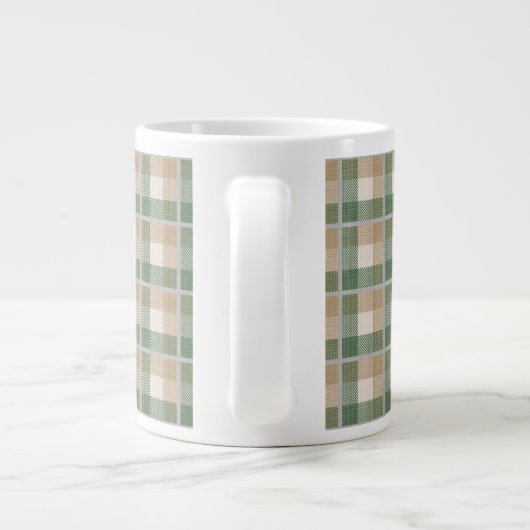 Tartan Jumbo-Tasse (Rückseite)