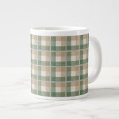 Tartan Jumbo-Tasse (Vorderseite Rechts)