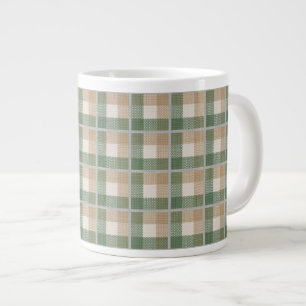 Tartan Jumbo-Tasse
