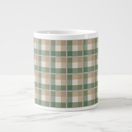 Tartan Jumbo-Tasse (Vorderseite)