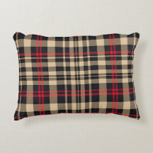 Tartan Kariert Accent Pillow