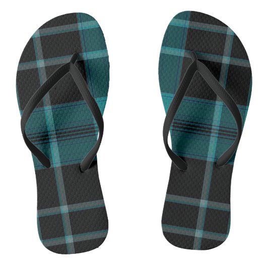 Tartan Kariert Badesandalen (Fußbett)