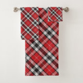Tartan Kariert Bath Handtuch Set (Insitu)