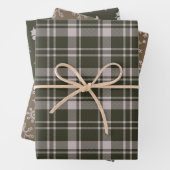 Tartan Kariert Bauernhof Grün und Braun Geschenkpapier Set (Beispiel)