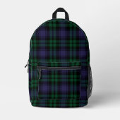 Tartan, Kariert Bedruckter Rucksack (Vorderseite)