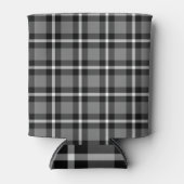 Tartan Kariert Black, Gray & White No. 48 Dosenkühler (Vorderseite)