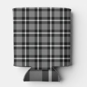 Tartan Kariert Black, Gray & White No. 48 Dosenkühler (Rückseite)