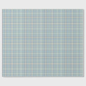 Tartan Kariert Blue Figarations Wrapping Paper Geschenkpapier (Flach)