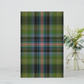 Tartan Kariert Briefpapier (Stehend Vorderseite)