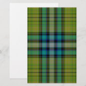 Tartan Kariert Briefpapier (Vorne/Hinten)