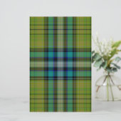 Tartan Kariert Briefpapier (Stehend Vorderseite)