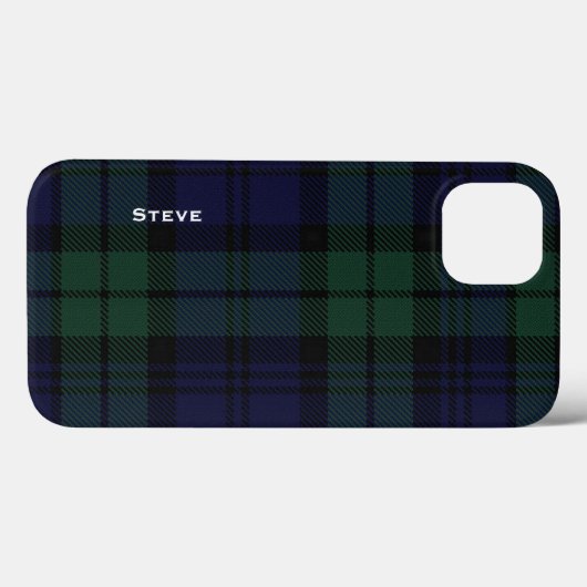 Tartan Kariert Case-Mate iPhone Hülle (Rückseite (Horizontal))