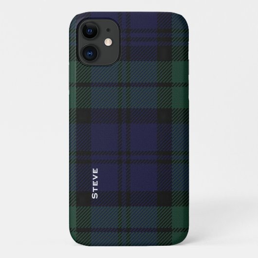 Tartan Kariert Case-Mate iPhone Hülle (Rückseite)