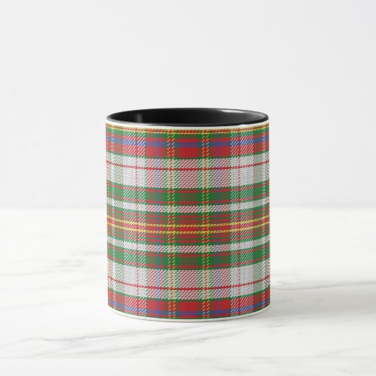 Tartan Kariert Checkered Scotland, mehrfarbig Tasse (Zentrum)
