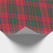 Tartan Kariert Clan Grant Scottish Pattern Geschenkpapier (Ecke)