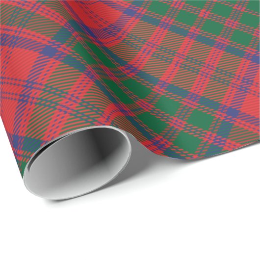 Tartan Kariert Clan Grant Scottish Pattern Geschenkpapier (Rolleneckpunkt)