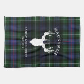 Tartan Kariert Clan MacKenzie Familiensee Geschirrtuch (Horizontal)