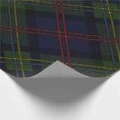 Tartan Kariert Clan Malcolm Scottish Pattern Geschenkpapier (Ecke)