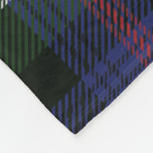 Tartan Kariert Clan Sutherland Family Lake House Fleecedecke (Ecke)