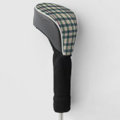 Tartan Kariert Classic Blue Golf Headcover (angewinkelt)