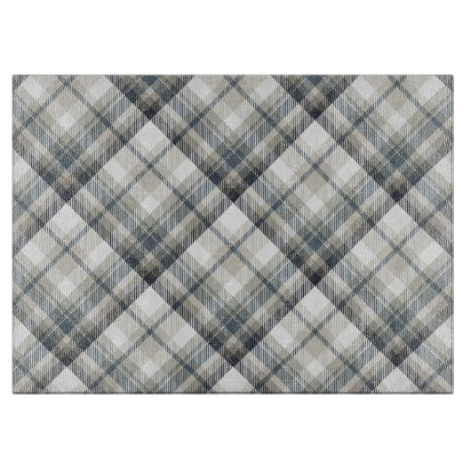 Tartan Kariert Cutting Board Schneidebrett (Vorderseite)