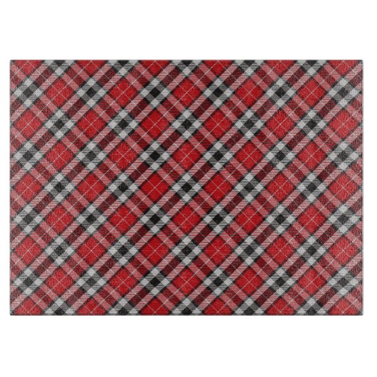 Tartan Kariert Cutting Board Schneidebrett (Vorderseite)