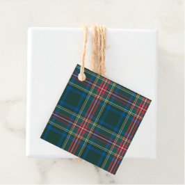 Tartan Kariert Designer Klassischer Weihnachtsurla Geschenkanhänger