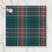 Tartan Kariert Designer Klassischer Weihnachtsurla Geschenkanhänger (Vorderseite)