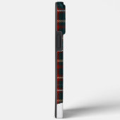 Tartan Kariert Elegant Script Blue Name Case-Mate iPhone Hülle (Rückseite / Rechts)