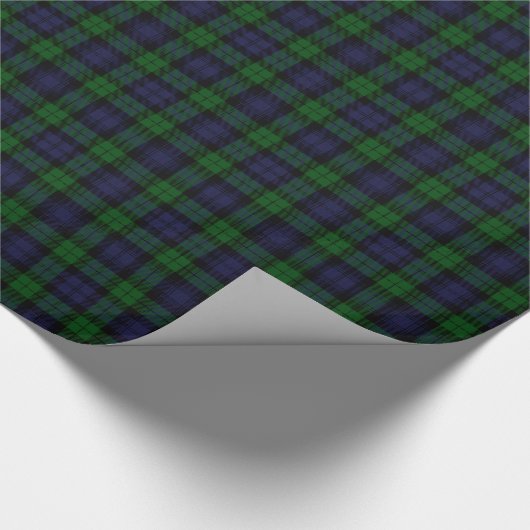 Tartan Kariert Geschenkpapier (Ecke)