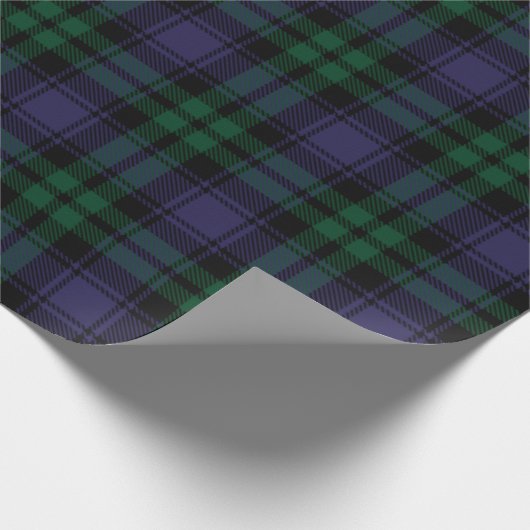 Tartan, Kariert Geschenkpapier (Ecke)