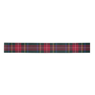 Tartan Kariert Green Red Satinband