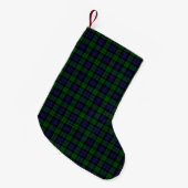 Tartan Kariert Kleiner Weihnachtsstrumpf (Vorderansicht (hängend))