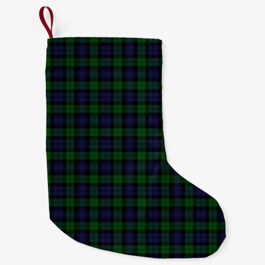 Tartan Kariert Kleiner Weihnachtsstrumpf (Vorderseite)
