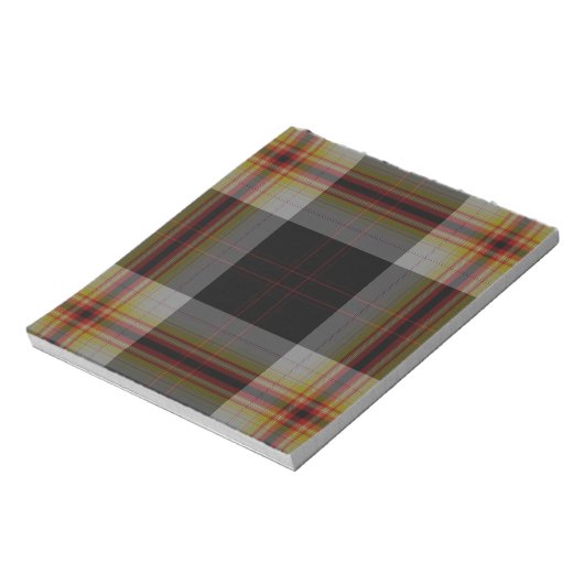 Tartan Kariert Notizblock (Rotiert)