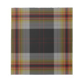 Tartan Kariert Notizblock (Vorderseite)