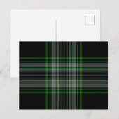 Tartan Kariert Postkarte (Vorne/Hinten)