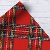 Tartan Kariert Red Christmas Geschenkpapier
