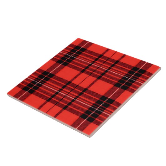 Tartan Kariert Red Traditional Modern Collection Fliese (Seite)