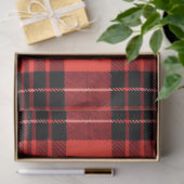 Tartan Kariert Red Traditional Modern Collection Seidenpapier (Geschenk)