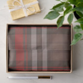 Tartan Kariert Red Traditional Trendy Collection Seidenpapier (Geschenk)
