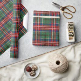 Tartan Kariert Rustic Clan MacCulloch Holidays Geschenkpapier