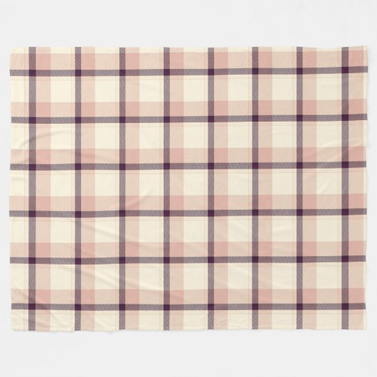 Tartan Kariert - Schottisches Nahtloses Muster 2 Fleecedecke (Vorderseite (Horizontal))