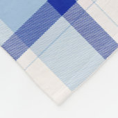 Tartan Kariert - Schottisches Nahtloses Muster 3 Fleecedecke (Ecke)