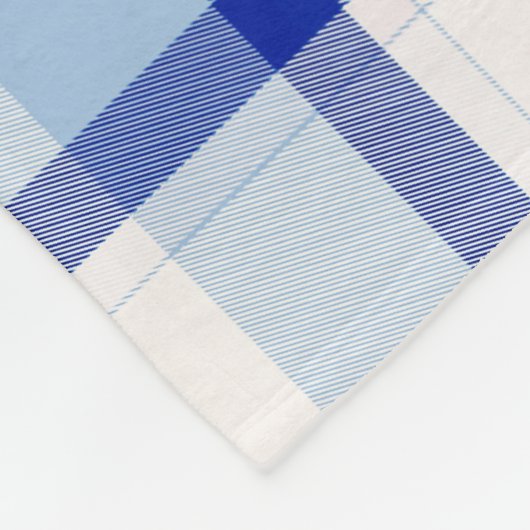 Tartan Kariert - Schottisches Nahtloses Muster 3 Fleecedecke (Ecke)