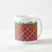 Tartan kariert u. kaffeetasse (VorderseiteRechts)
