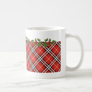 Tartan kariert u. kaffeetasse
