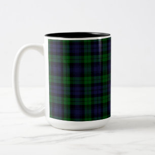 Tartan Kariert Zweifarbige Tasse